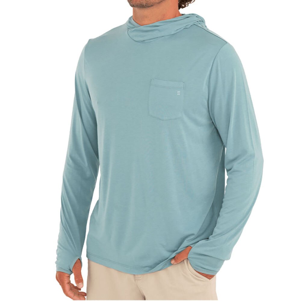 Free Fly Apparel Bamboo Lightweight Hoody Men's in Clearwater